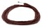 The Bead Chest 2mm Glass Seed Beads - Full Strand of Afghani Tribal Beads (Earth Brown) - Bunch of 10 Strands